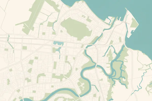 Map of Townsville service suburbs