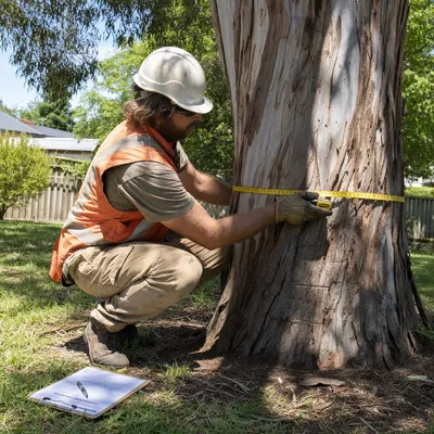 Measuring tree trunk diameter for Townsville City Council permit