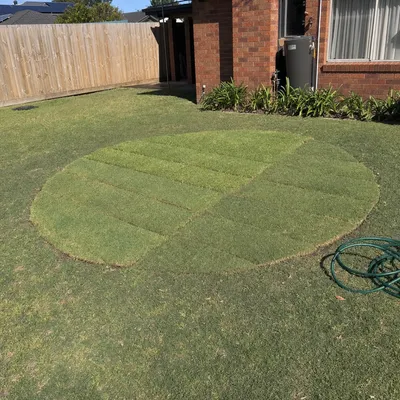 Stump ground 150 – 300mm below grade, Townsville